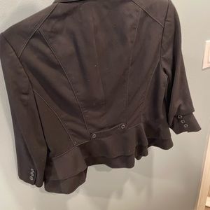 Black White House Black Market Blazer